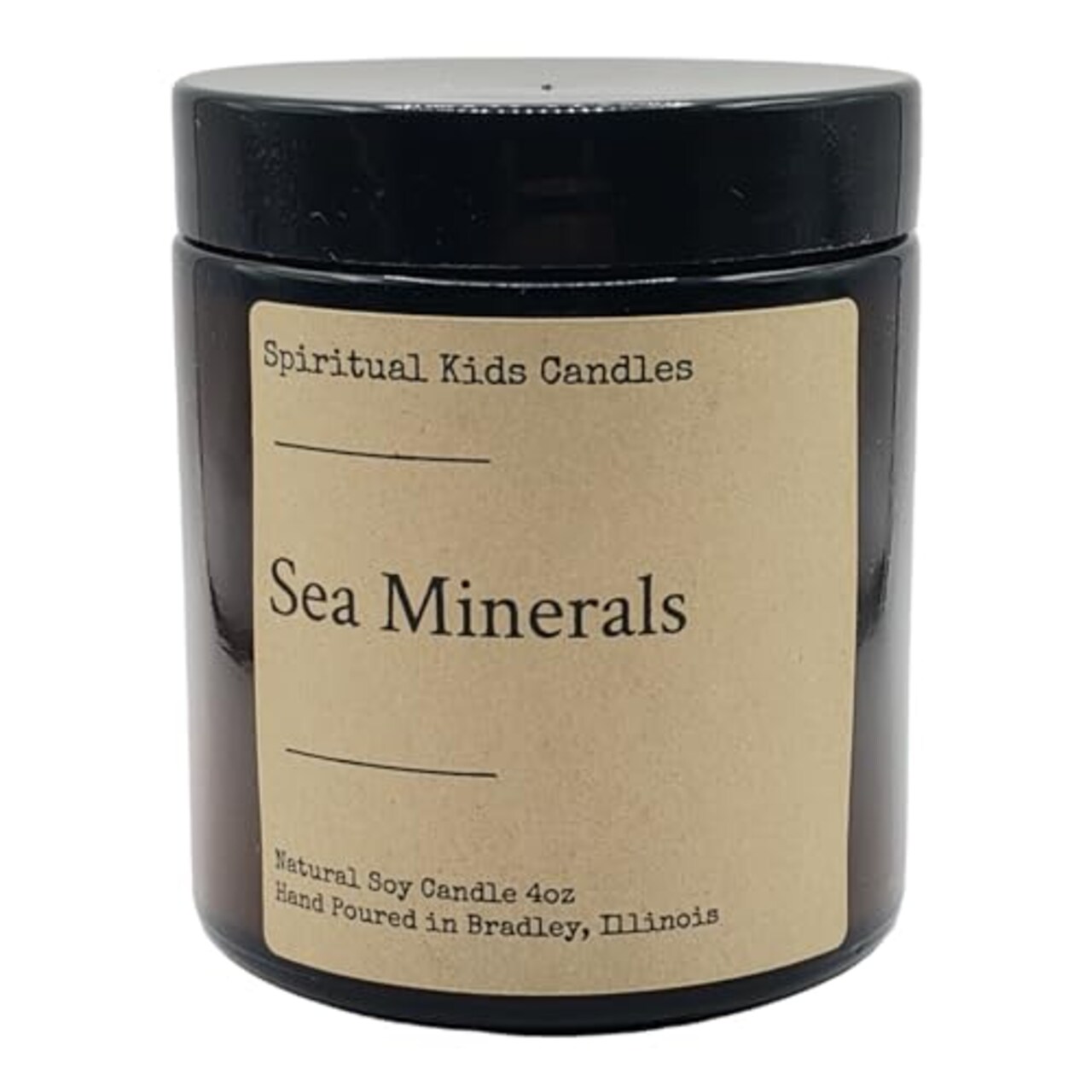 Sea Minerals Soy Candle 4oz Hand Poured with All Natural Soy wax and Fragrant/Essential Oils!